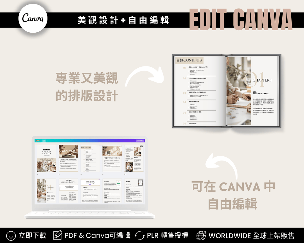 ChatGPT & Canva Beginner Guide (2025 Update) Chinese Edition