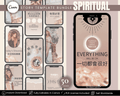 Spiritual Instagram Story Templates Chinese Edition – 50 editable Canva templates for spiritual creators